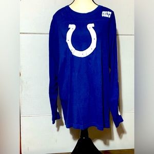 NFL INDIANAPOLIS COLTS TEAM APPAREL. COLTS LADIES XL LONG SLEEVE SHIRT.